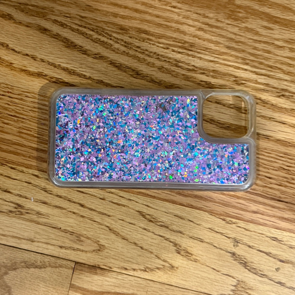 Glitter Phone Case - Purple Sparkle. iPhone 12